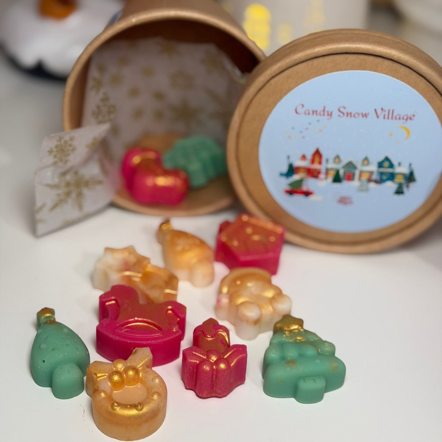 Candy Snow Village Wax Melt -Invierno AC