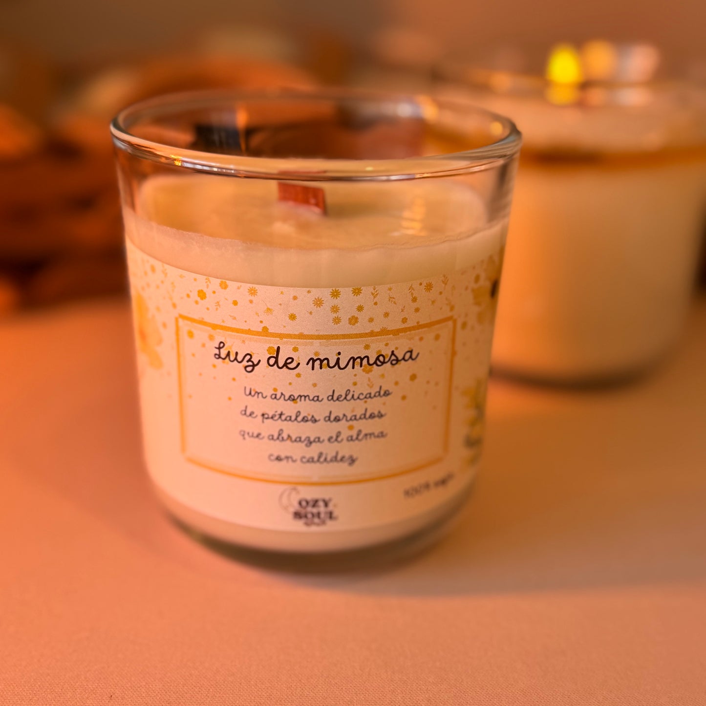 Vela Luz de Mimosa