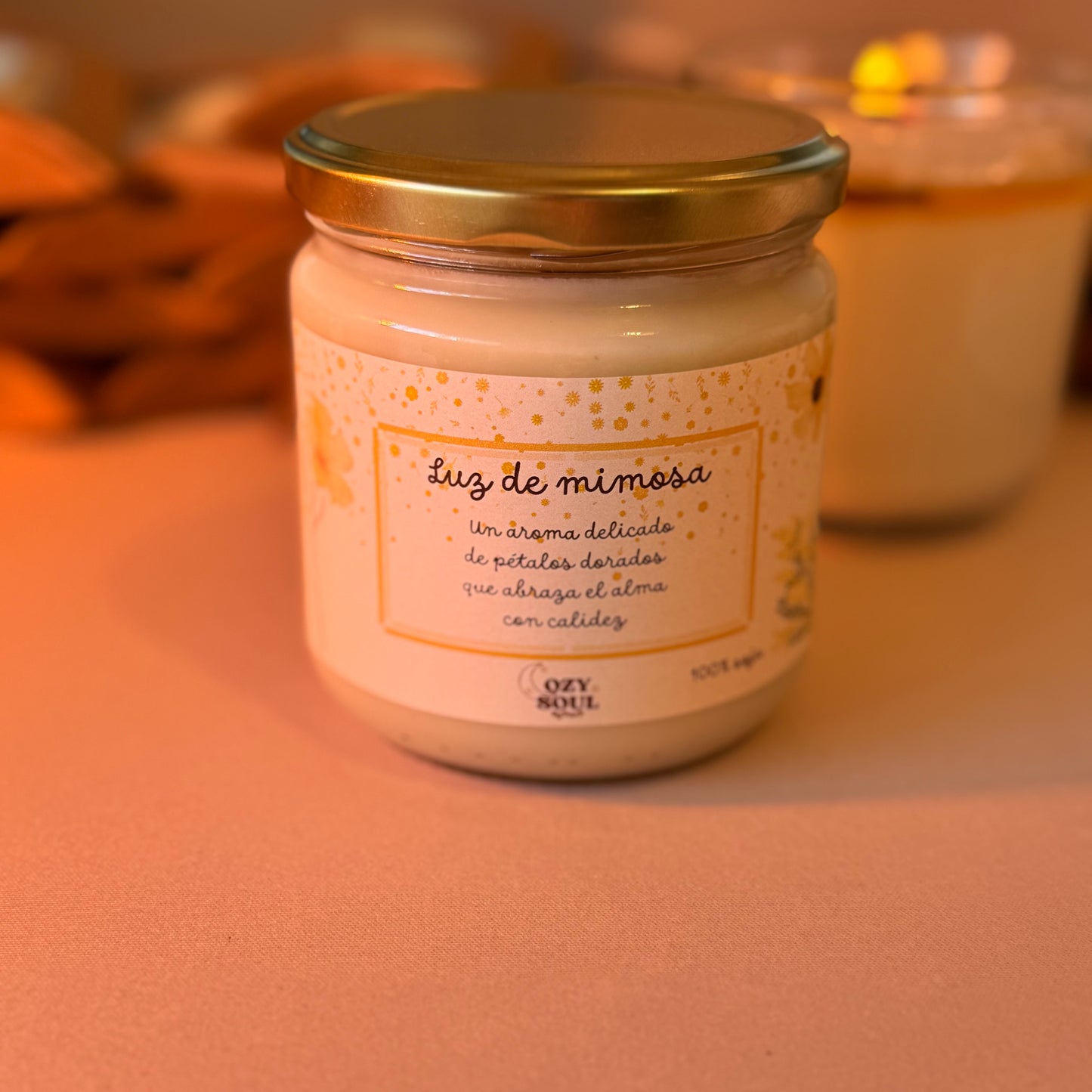 Vela Luz de Mimosa