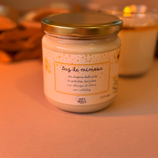Vela Luz de Mimosa